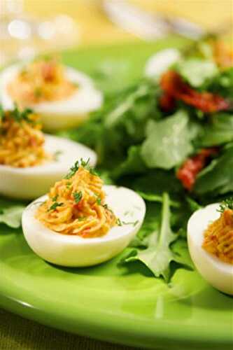 Curried Deviled Eggs | How to Make Deviled Eggs with a Curried Flavor