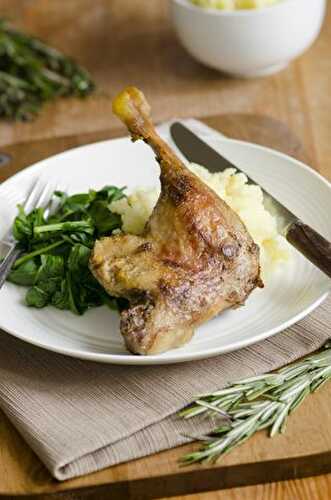 Easy Roasted Duck Legs | Perfectly Crispy Duck with Potatoes and Thyme
