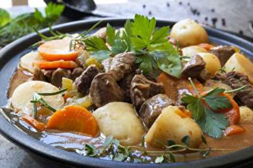 Irish Lamb Stew Recipe with Bacon | Hearty Irish Lamb Stew