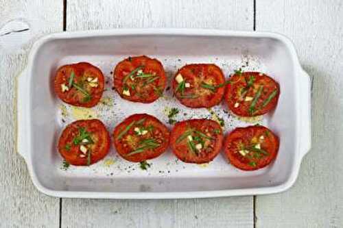 Oven Roasted Tomatoes with Garlic | How to Oven Roast Tomatoes
