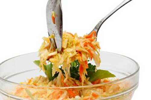 Raw Crack Slaw | Super Healthy and Low Carb - Chilled Crunchy Slaw