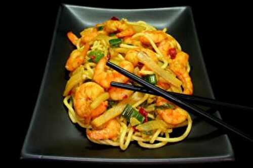 Singapore Shrimp Noodles | Authentic Shrimp Noodles Recipe