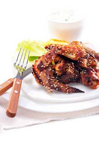 Sweet and Sour Sesame Chicken Wings in the Oven