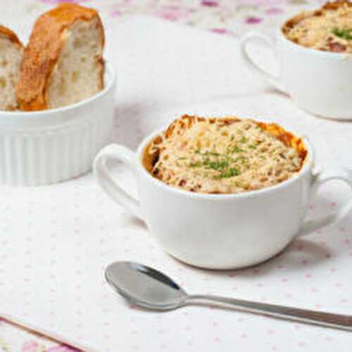 British Onion Soup with Cider