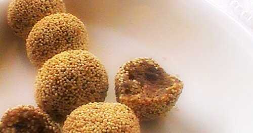 350 th Post -  Dates & Nuts Ladoo ( Without Ghee & Sugar ) 