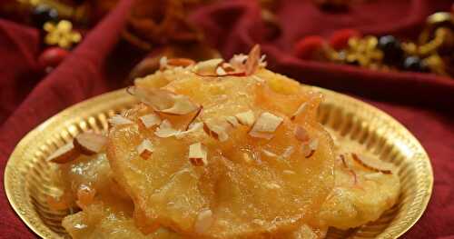 750th Post - Apple Jalebi 