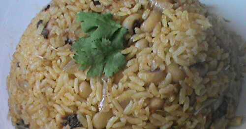 Black Eyed Beans Biryani / Pulao