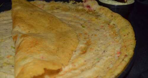 Brown rice & Mixed dal dosa 