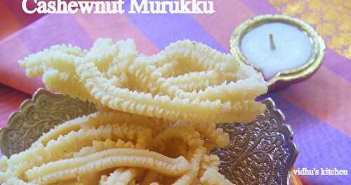 Cashew nut Murukku /  முந்திரி பருப்பு  முருக்கு