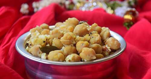 Chana Sundal /  கொண்டைக்கடலை சுண்டல் - Navarathri Recipes 