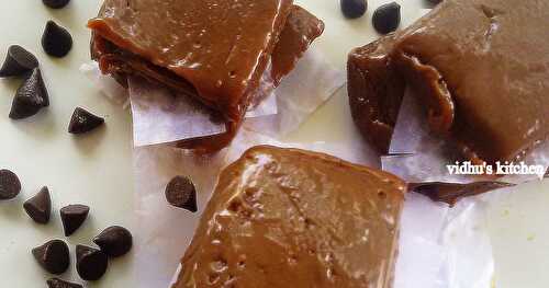 Chocolate Fudge in Microwave -  So delicious and So Chocolaty