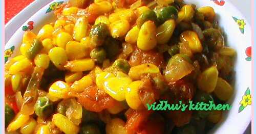 Corn & Peas Curry 