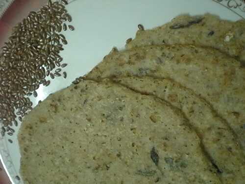 Flax Seed & Oats Adai with Broken/Cracked Wheat