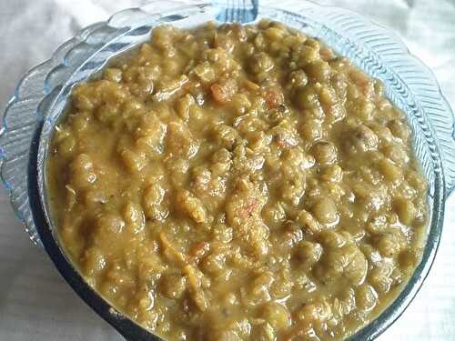 Green gram dal sabzi