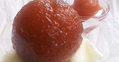 Hot Gulab Jamun with Chilled Ice Cream - Classic Combo 4 