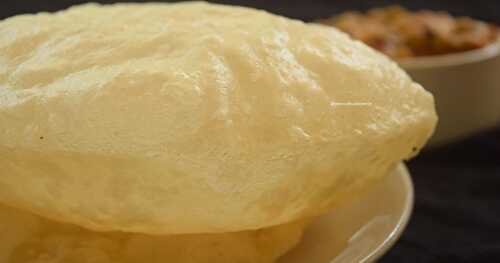 Instant Bhatura with Soda Water 