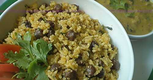 Kala Chana Khichdi