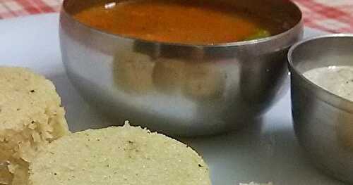Kanjeepuram Idli with Homemade Instant Kanjeepuram Idli Mix