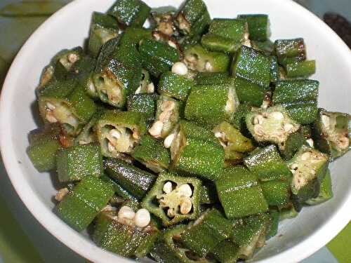 Ladies Finger Pepper Fry