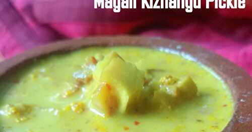 Magali Kizhangu Pickle  - My Amma's Recipe