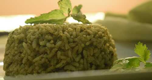 Mint & Coriander Rice - Aadi 18 special 