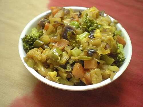Mixed Vegetable Sabzi