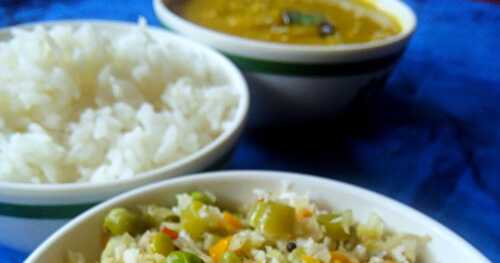 Mixed Vegetable Stir Fry / Kathamba Curry 