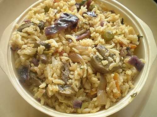 Mushroom & Cabbage Briyani