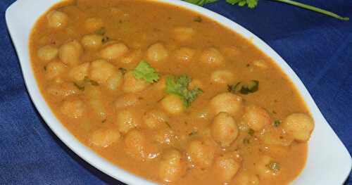 No onion - No Garlic Chana masala 