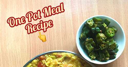 One Pot Meal - Mixed Vegetable Sambar Sadam 