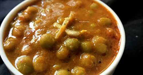Peas Masala without Onion & Garlic