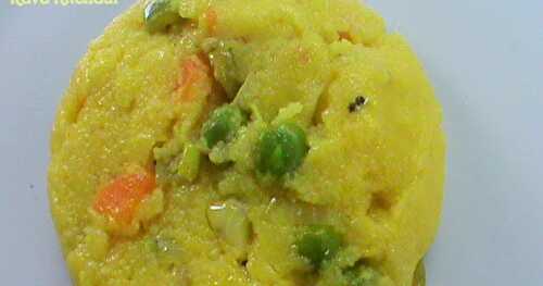 Rava Kitchadi / Kalyana Rava Kitchadi - A must in Tamil  Brahmin Wedding Breakfast 