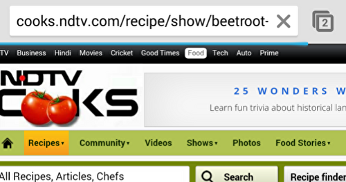 Recipe featured In NDTV COOKS.com