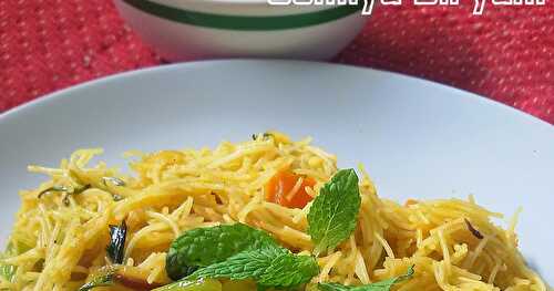 Semiya Biryani Recipe / Vermicelli Biryani 