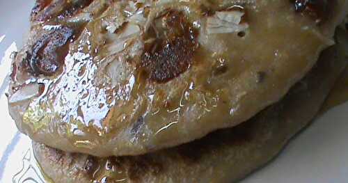 Whole Wheat Oatmeal Flaxseed Dates Pancake ( Eggless)