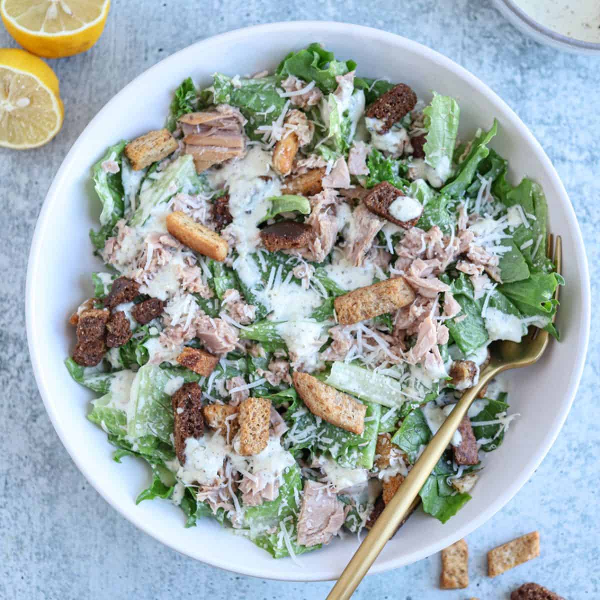 Tuna Caesar Salad