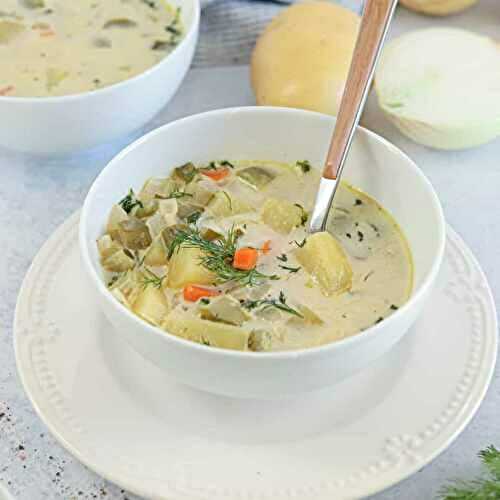 Easy Dill Pickle Soup