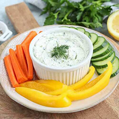 Cottage Cheese Ranch Dip