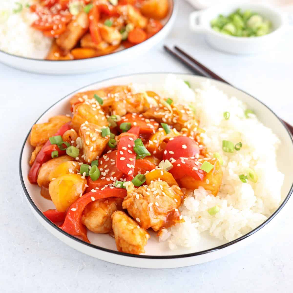 Healthy Sweet and Sour Chicken