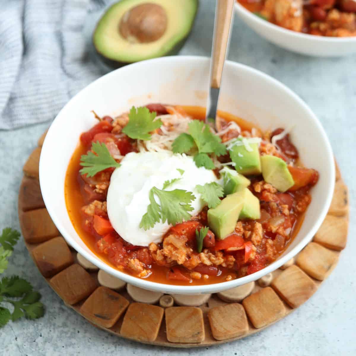 Ground Chicken Chili