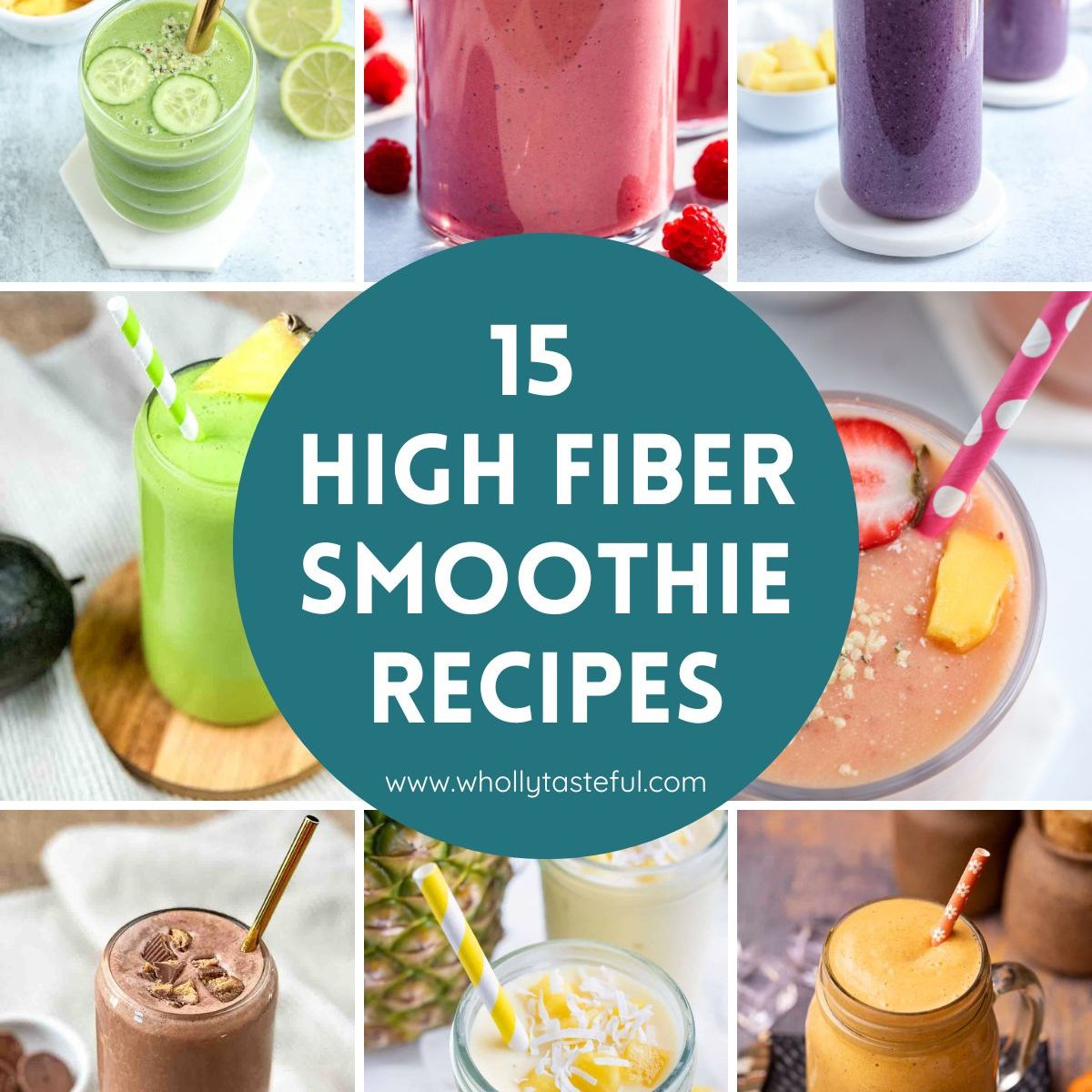 15 High Fiber Smoothie Recipes