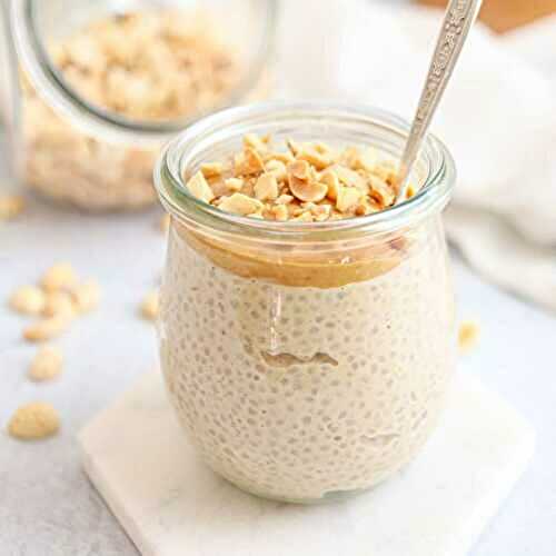 High Protein Peanut Butter Chia Pudding