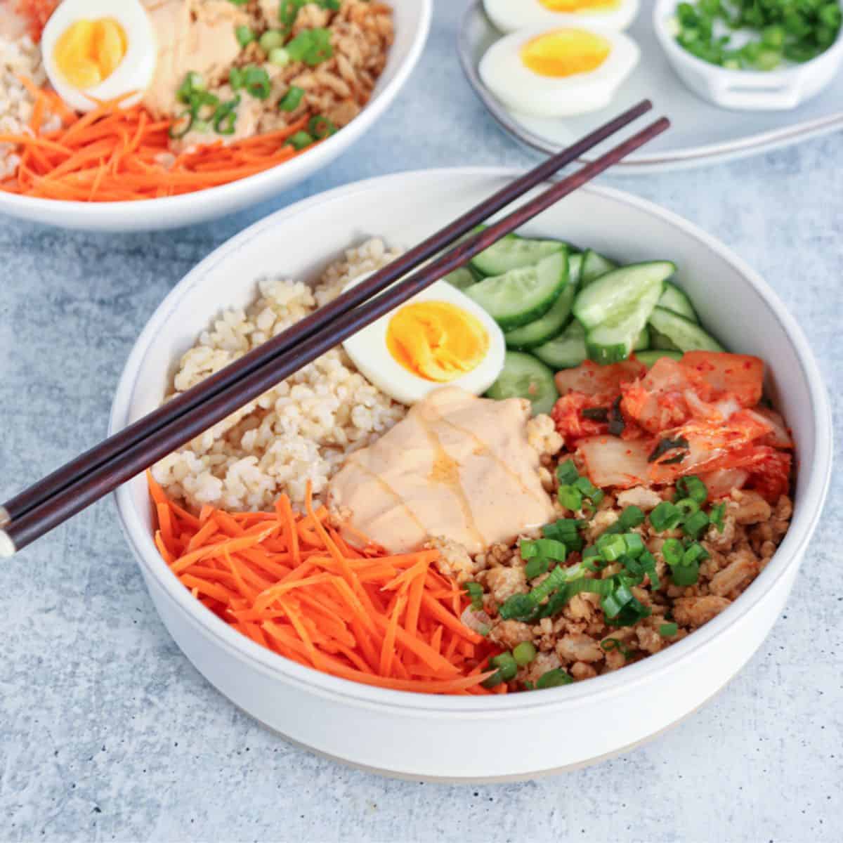 Korean-Inspired Chicken and Rice Bowls (Sweet & Spicy)