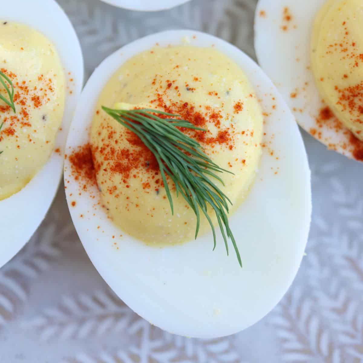 Cottage Cheese Deviled Eggs