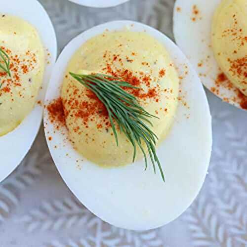 Cottage Cheese Deviled Eggs