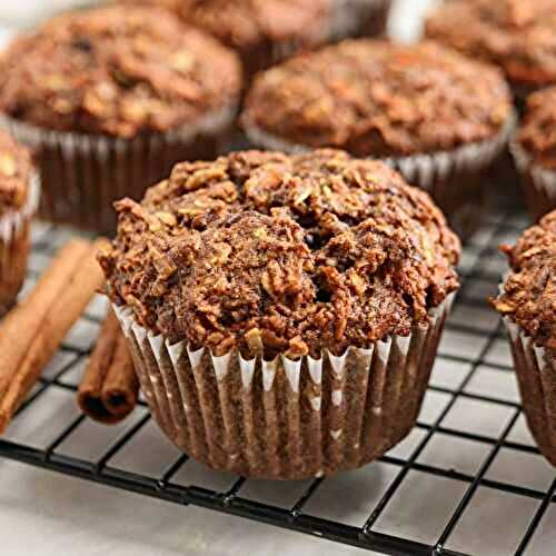Healthy Morning Glory Muffins (High Fiber)