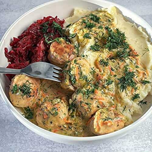 Polish Chicken Meatballs (Klopsiki)