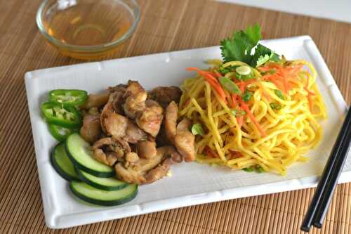 Lemongrass Chicken with Yakisoba Noodles