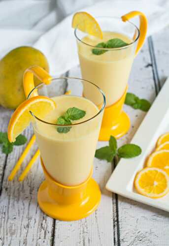 Mango and Orange Lassi