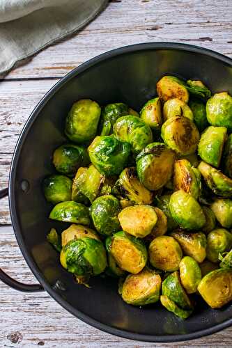 Wok Stir-Fried Brussels Sprouts